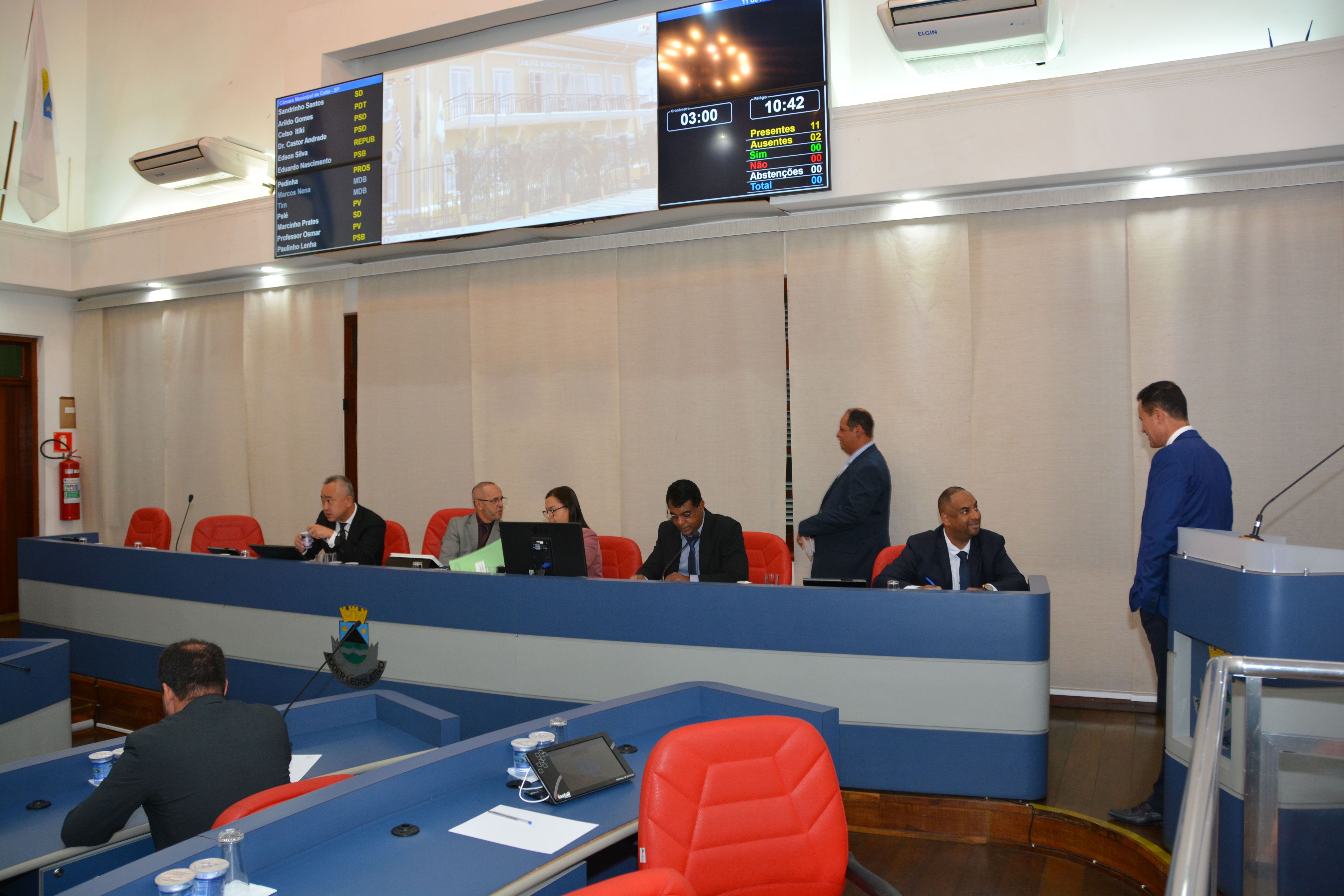 Vereadores aprovam três matérias na 2ª Sessão Ordinária
