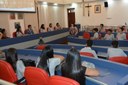 Jovens Aprendizes da Cáritas Granja Viana visitam Câmara Municipal